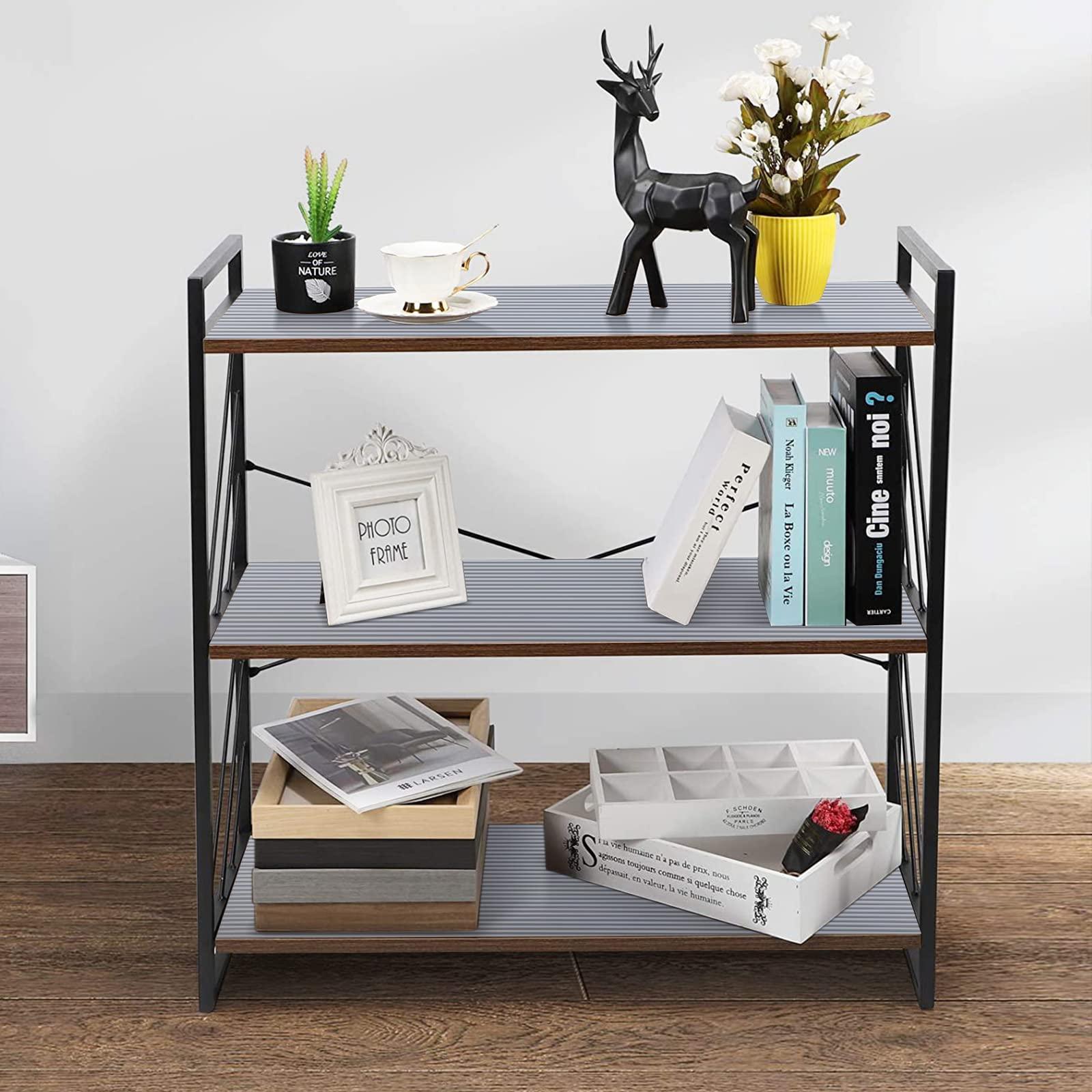 Smartshelf Shelf Liners for Kitchen Cabinets Non Adhesive Drawer Liner EVA Material Cupboard Mat Waterproof Refrigerator Mats Washable Fridge Liner for Cupboard and Desks Clear Shelf Liner 11.8 x 393.7 Inches