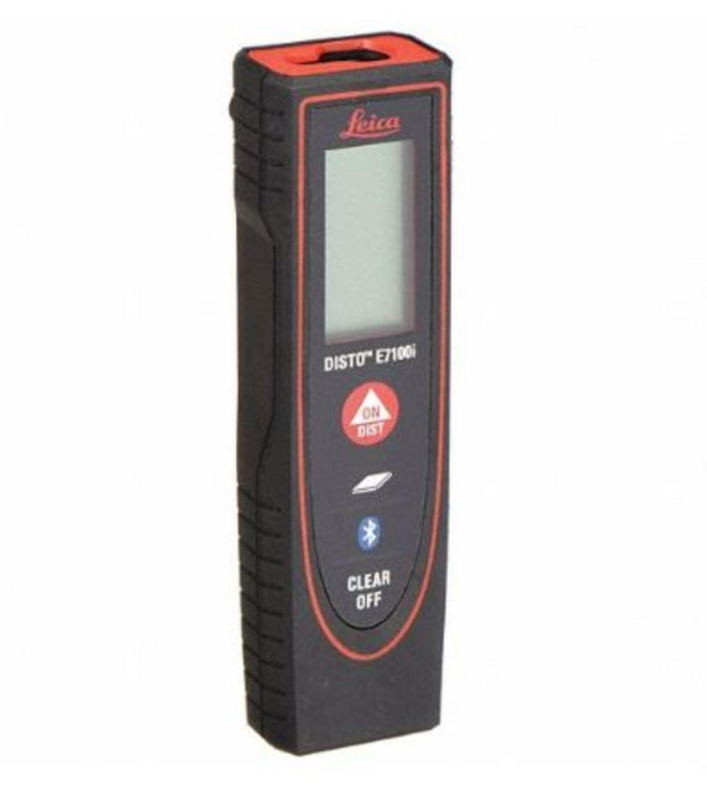 Leica Leica DISTO E7100i 200ft Laser Distance Measure with Bluetooth, Black/Red