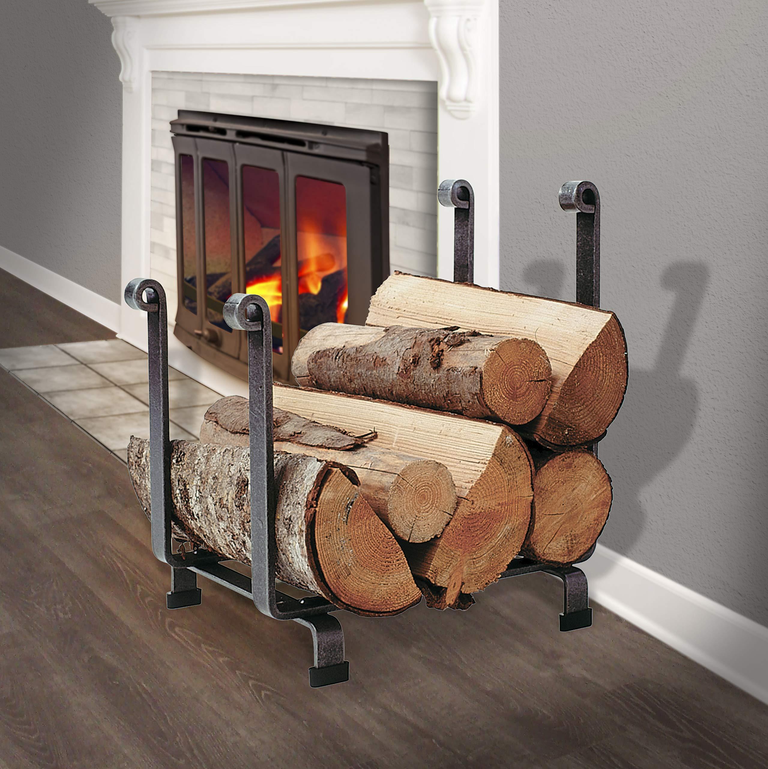 Enclume Enclume Hearth Log Rack, Hammered Steel
