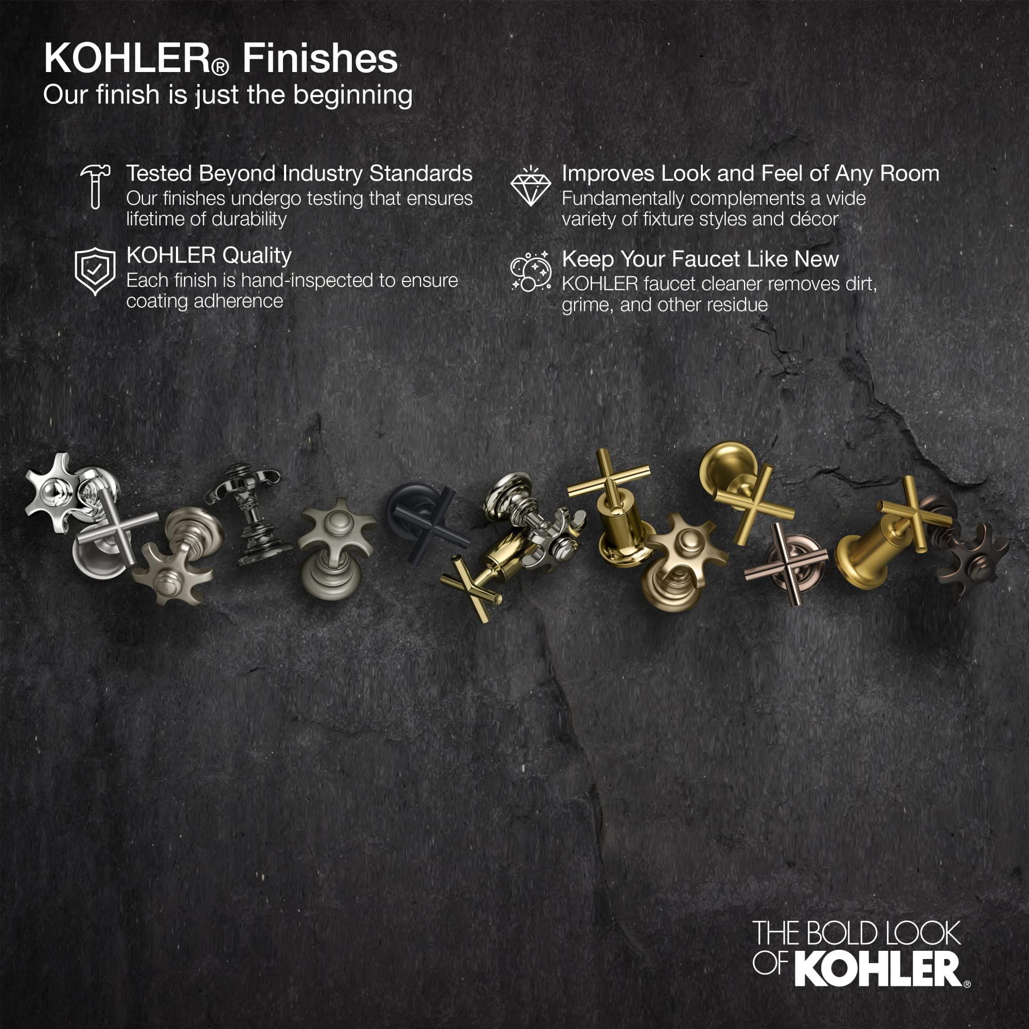 Kohler KOHLER 21335-SN Shift + Round Two-Function Handshower, Handheld Showerhead with 2 Spray Settings, 2.5 GPM, Vibrant Polished Nickel , 8.5 Ounces