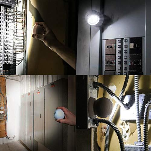 UNINEX INTERNATIONAL Uninex KL1013 360 COB LED Portable Work Light with Magnetic Base, Sphere Shaped, 180 Lumens