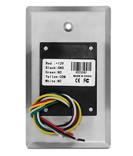 LBS LBS Touchless No Touch Door Infrared Sensor Exit Button Switch for Access Control Systems Gates and Garage Openers