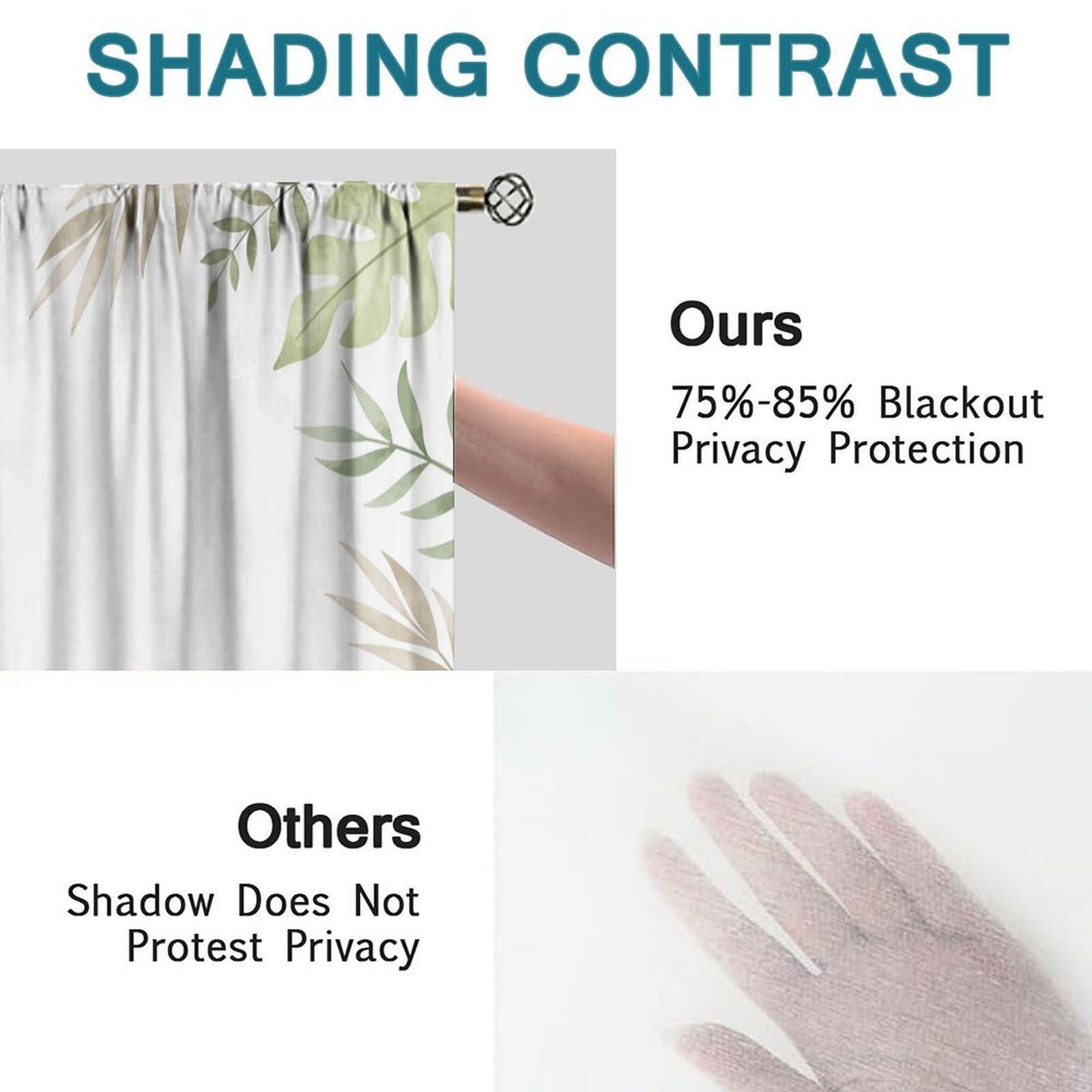 SGLyuliang SGLyuliang Nursery Curtains, Jungle Curtains, Safari Curtains for Nursery, Hippo Curtains Animal cub Curtains for Nursery Kids Room Classroom W72xL63 Inch