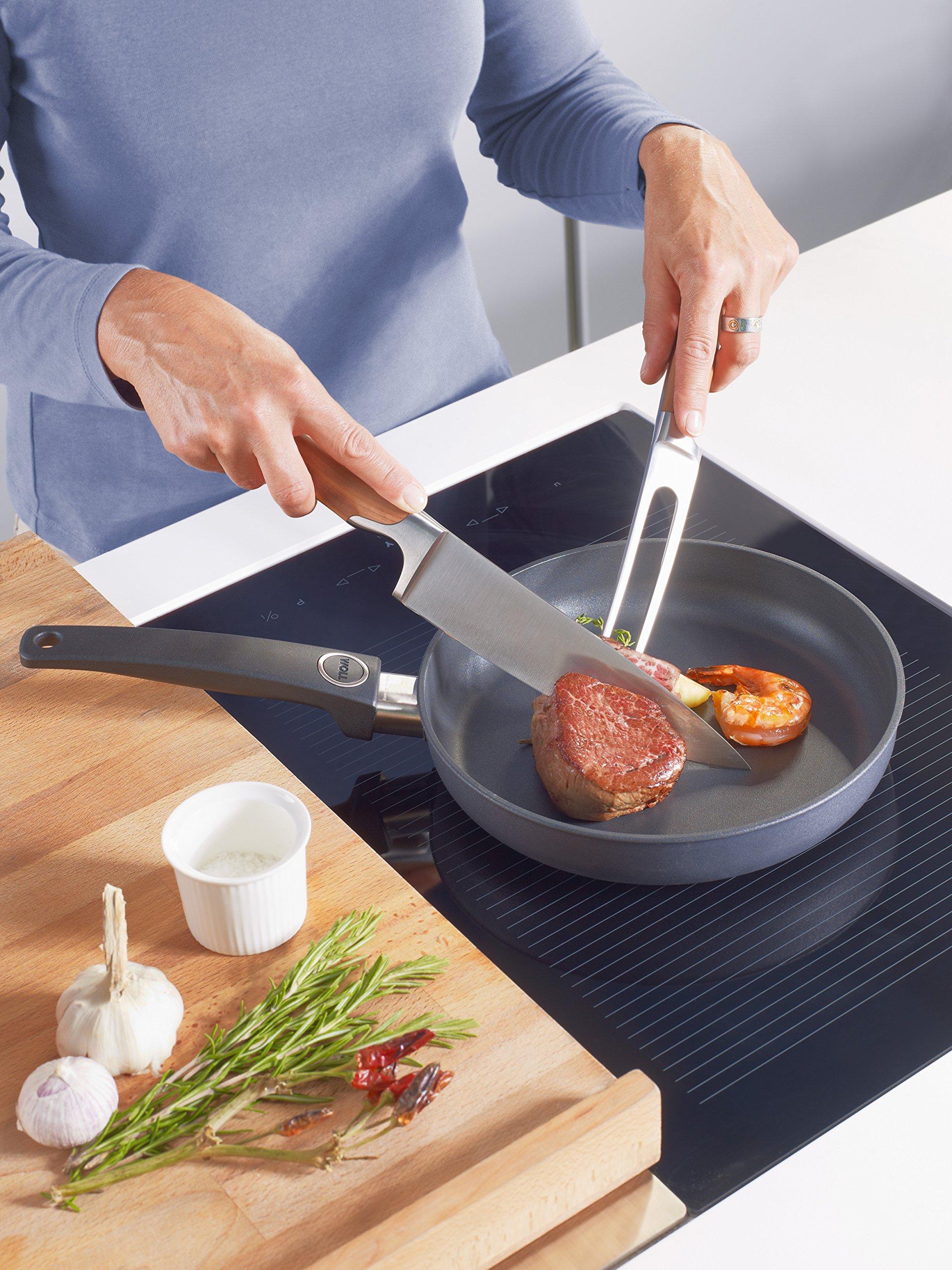 Woll Woll Diamond Lite/Plus Diamond Reinforced Nonstick Scratch Resistant Cast Aluminum Cookware Fry Pan, 11-Inch Diameter