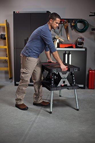 Keter folding compact on sale adjustable workbench