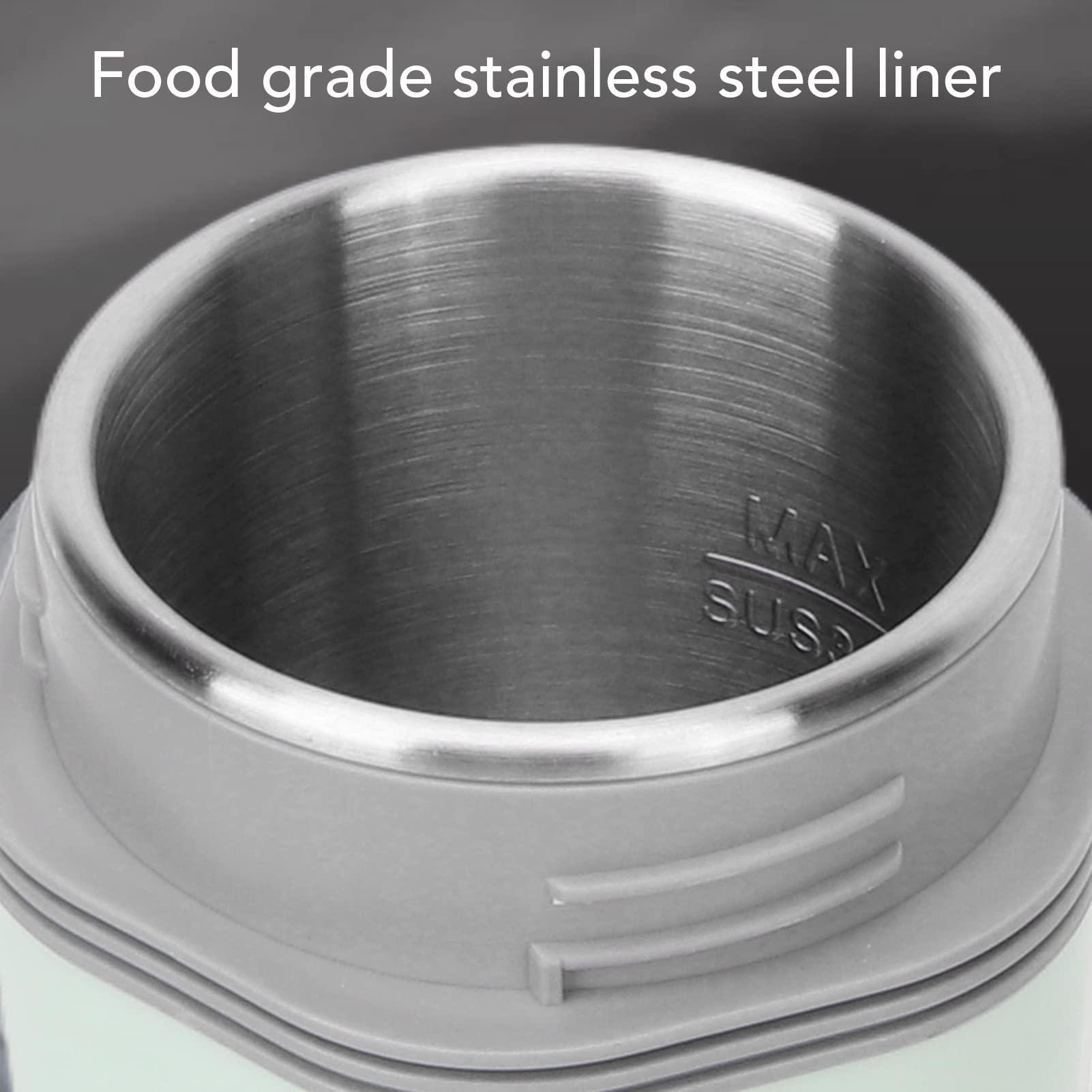 Pilipane Travel Electric Kettle, Small Portable Kettle, Small Hot Water Boiler Fast Boil and Auto Shut Off, Food Grade Stainless Steel Travel Kettle (110V, US Standard)