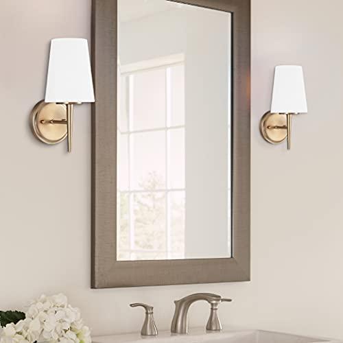 Sea Gull Lighting Sea Gull Lighting Driscoll Wall/Bath Sconce Vanity Style Fixture, One - Light, Satin Brass