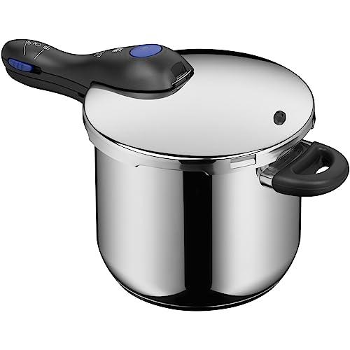 WMF WMF Perfect Plus Quick Cooker Diameter 22 cm Diameter of 6 Litres and a Half with Flame Protection Cromargan Stainless Steel for Induction