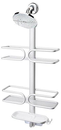 OXO OXO Good Grips 3 Tier Aluminum Shower Caddy and OXO Good Grips Stainless Steel Squeegee