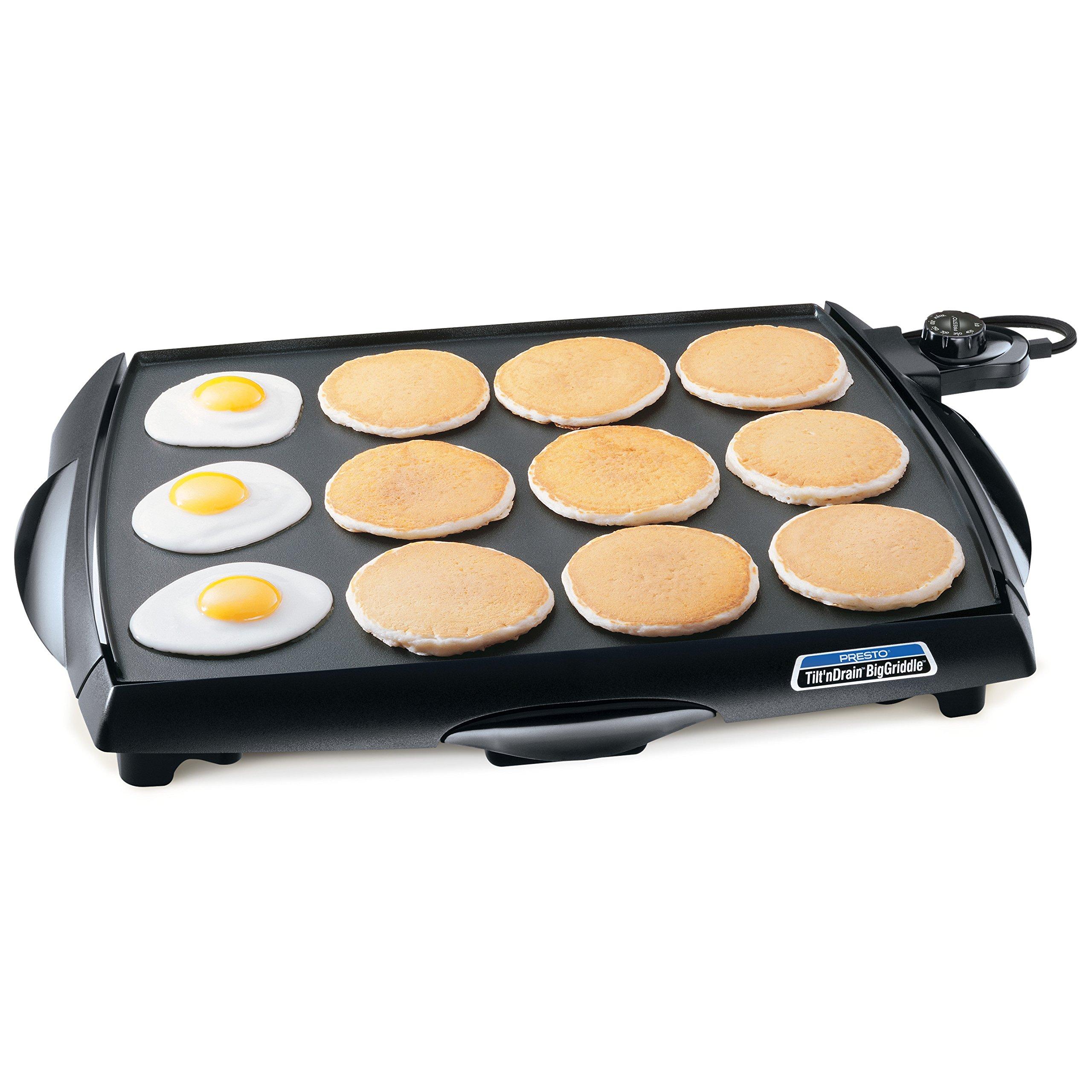Presto Presto 16-inch Electric Skillet and Tilt \'n Drain Big Griddle