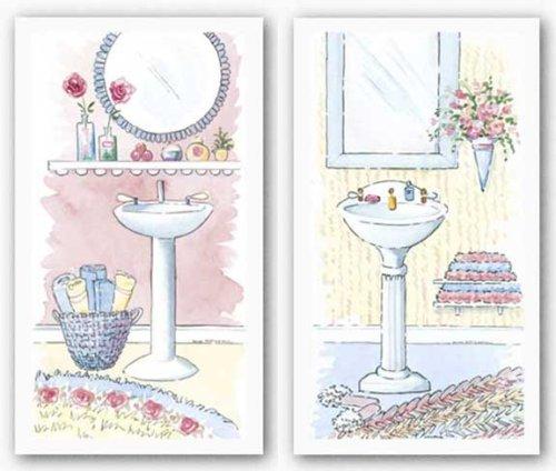 Haddad's Country Breeze-Cottage Retreat Set by Kim Attwooll 8.5"x4.5" Art Print Poster