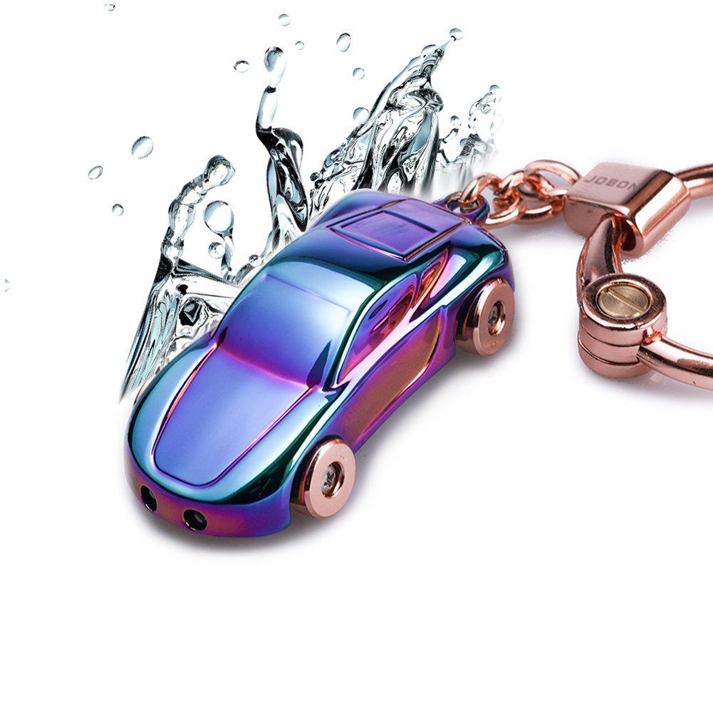 JOBON Keychain Flashlight,JOBON Key Chain Flashlights with Gift Box Zinc Alloy Car Keychains for Men and Women,Christmas Stocking Stuffers (Multicolored)