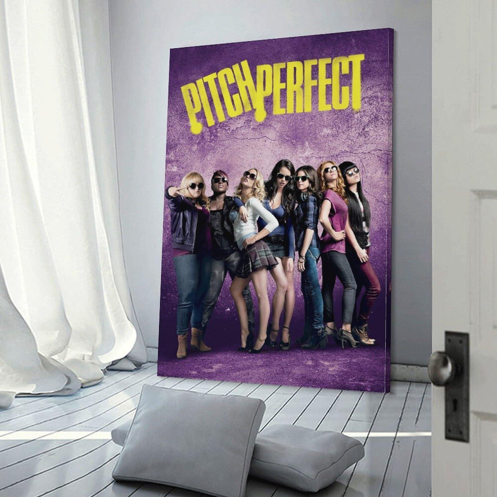 EHYXTEGX Movie Poster Pitch Perfect Poster 1 Canvas Painting Posters And Prints Wall Art for Living Room Bedroom Decor 12x18inch(30x45cm)
