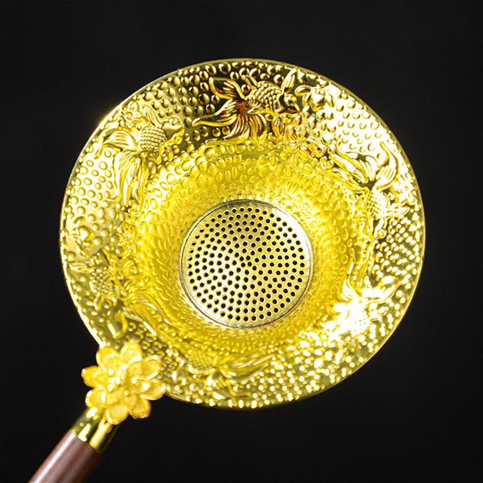 HMLTD Chinese/Japanese Tea Set 24k Gold-plated Kung Fu Teaset Chinese Travel Tea Sets Luxury Bone China Tea Pot Teacup Tea Accessories Gift Box Packaging Portable Teapot Set Tea Gift set (Size : Gift box p