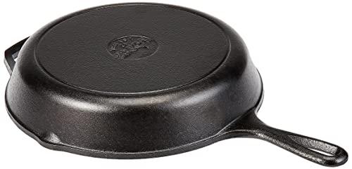 Lodge Lodge Seasoned Cast Iron Skillet - 12 Inch Ergonomic Frying Pan with Assist Handle, black