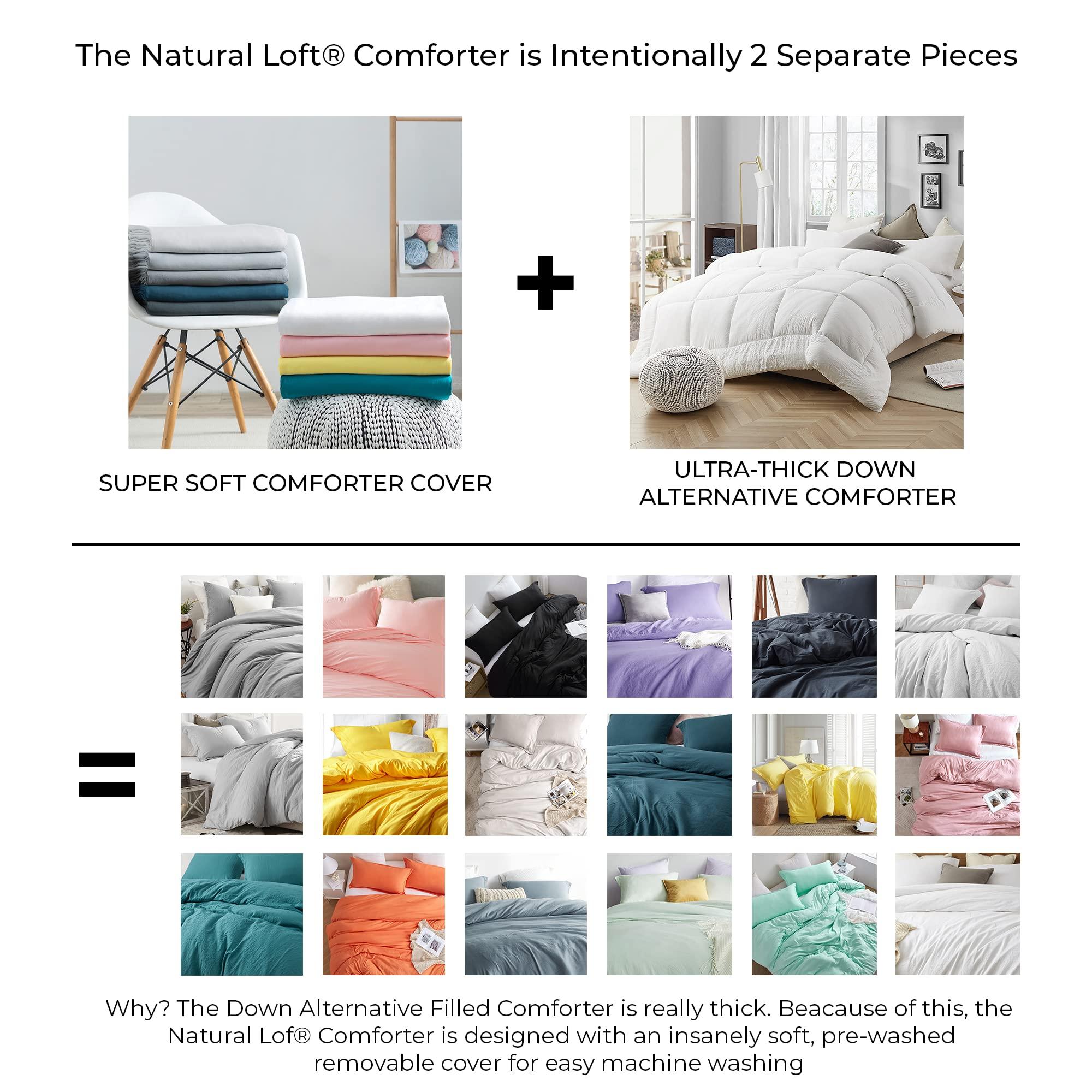 Byourbed Byourbed Natural Loft Oversized King Comforter Set - Farmhouse White