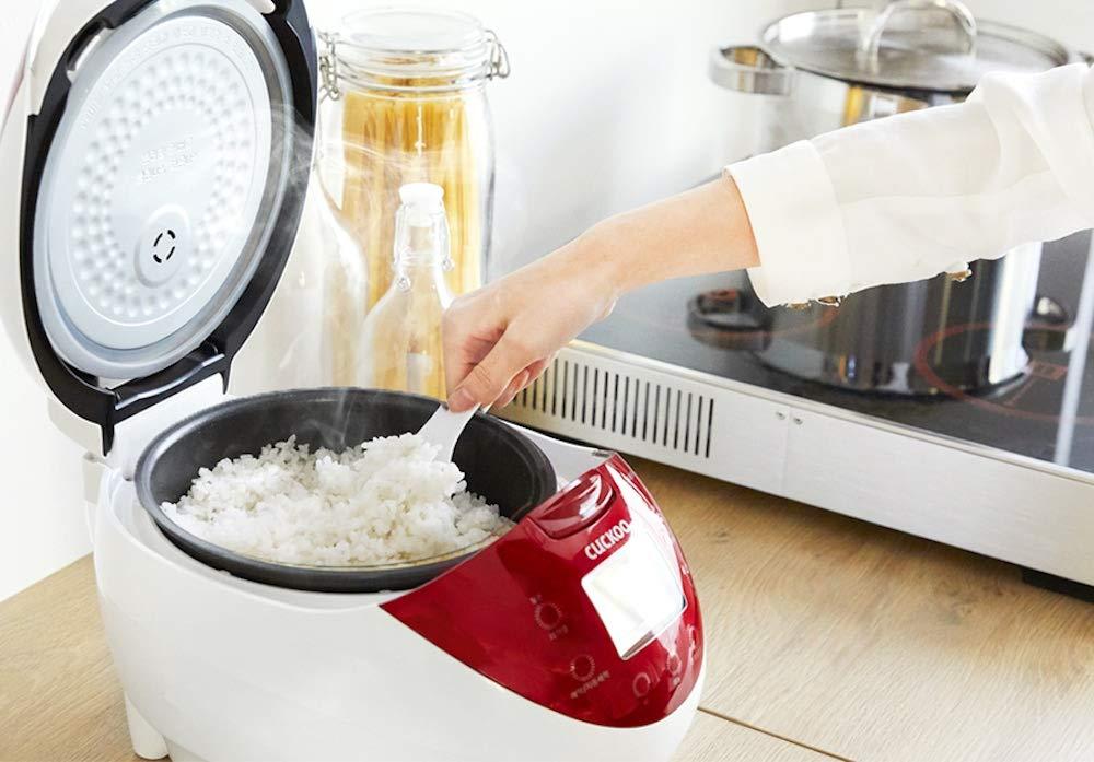 CUCKOO CUCKOO CR-0351FR Rice Cooker, 0.75 quarts, Red