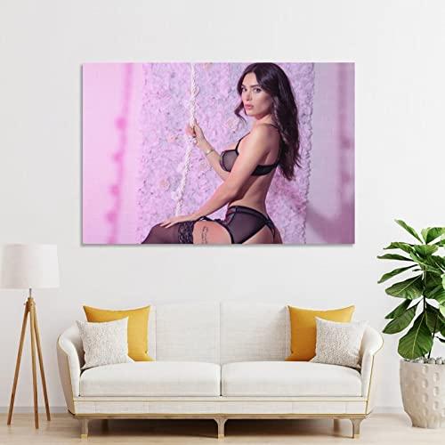 DAQI Lana Rhoades Sexy Hot poster Actress (14) Gifts Canvas Painting Poster Wall Art Decorative Picture Prints Modern Decor Framed-unframed 08x12inch(20x30cm)