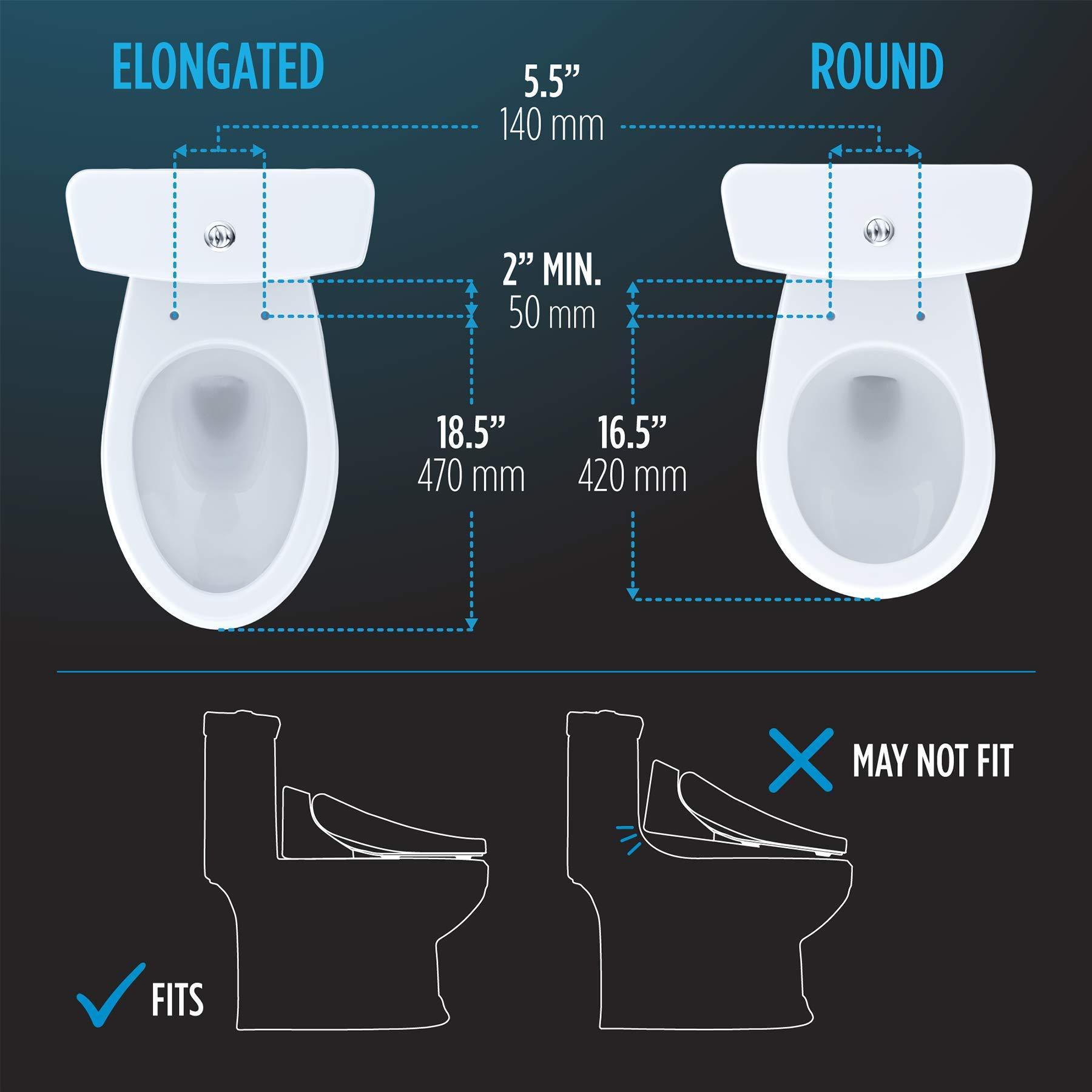 TOTO TOTO SW2014#01 A100 Electronic Bidet Toilet Cleansing Warm Water and Heated Seat, Elongated, Cotton White