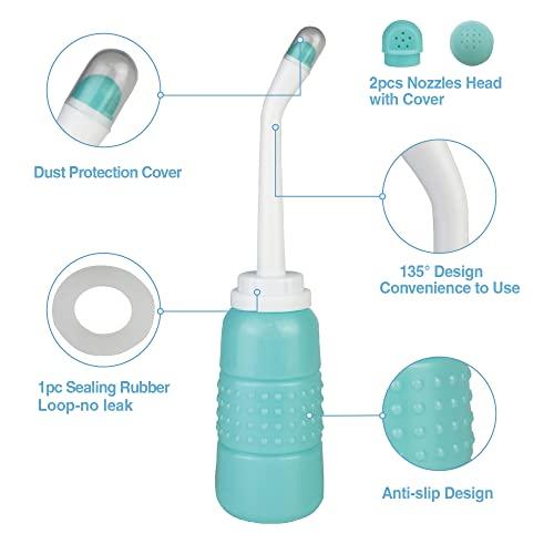 TopQuaFocus TopQuaFocus 12oz Perineal Bottle for Postpartum Care Portable Travel Peri Sprayer Bidet Postpartum Recovery Essentials After Birth Cleaning for Mom Baby Personal Hygiene Care Hemorrhoid Treatment