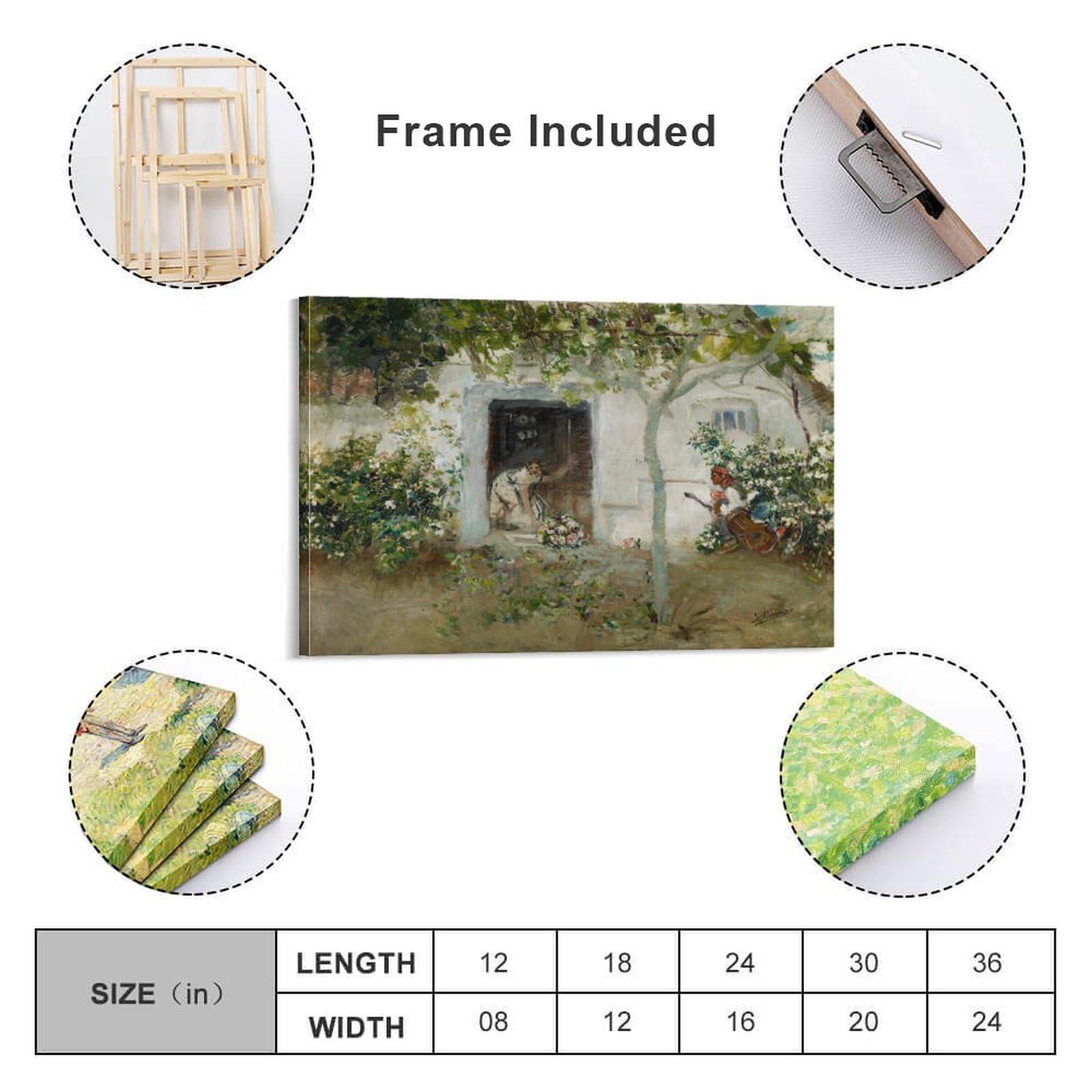 CUI HUA SHI CUI HUA SHI Ignacio Pinazo Camarlench Los Mayos Poster And Wall Art Picture Print Modern Family Bedroom Decor Posters 20x30inch(50x75cm)