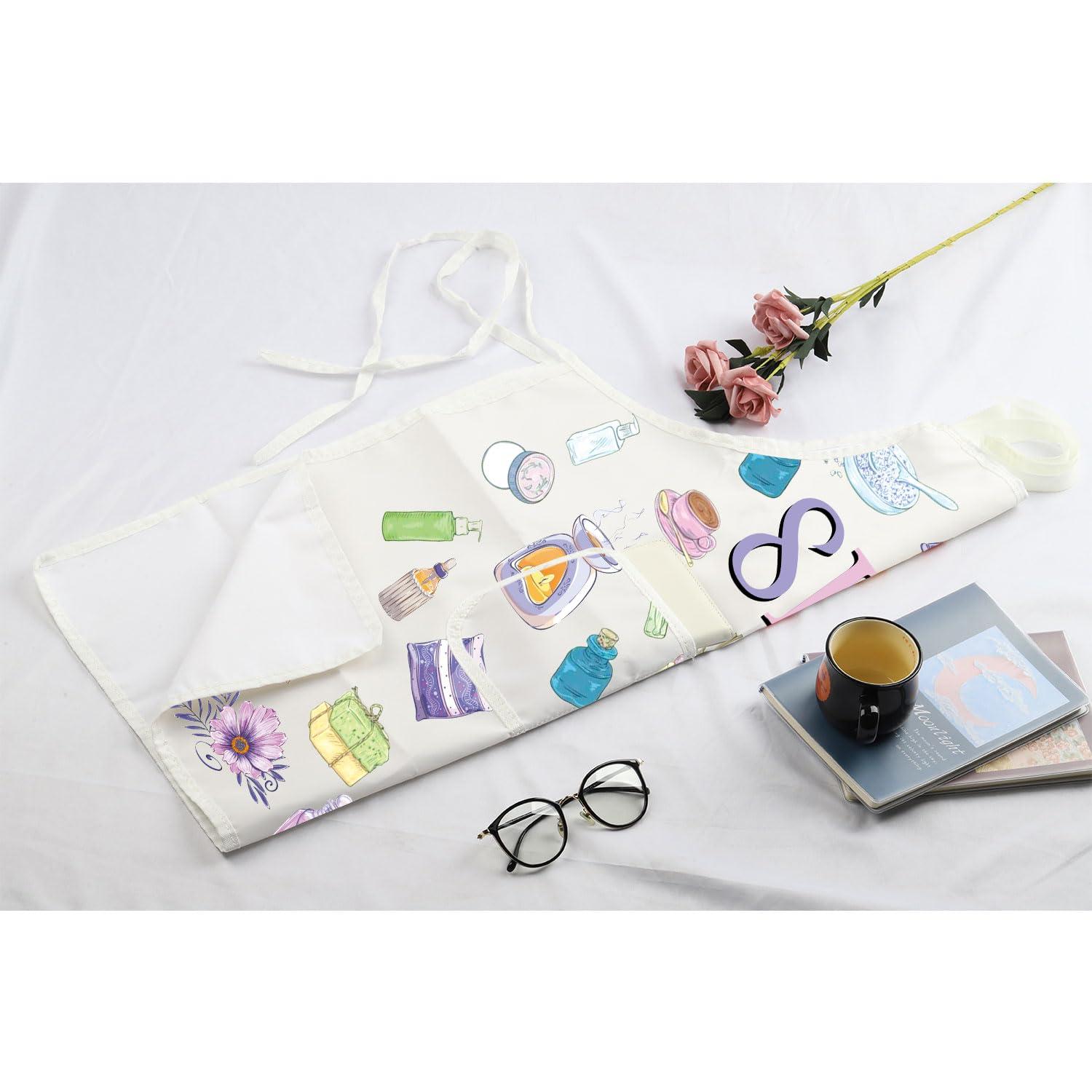MBMSO MBMSO SPA Apron with Pockets SPA Massage Gifts SPA Apron for Aesthetician Gifts Massage Therapist Masseuse Masseur Gift Apron (SPA Apron-w)