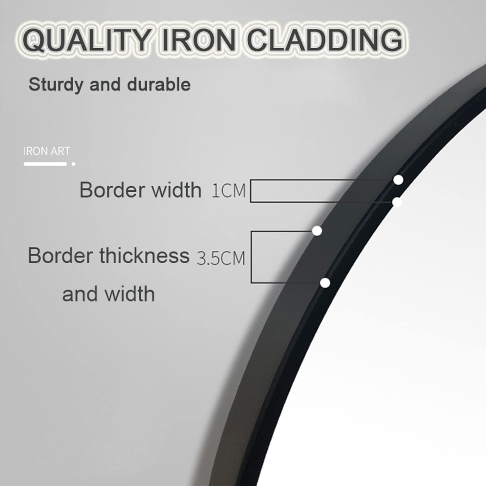 GQJNHUI GQJNHUI Iron,Bathroom Corner Mirror,Swivel Wall Mirror,Bathroom Side Hanging Beveled Mirror with Stand,Black/White/Gold,HD Silver Mirror,Vanity Mirror for Living Room Bedroom Hallway (Color : Wh