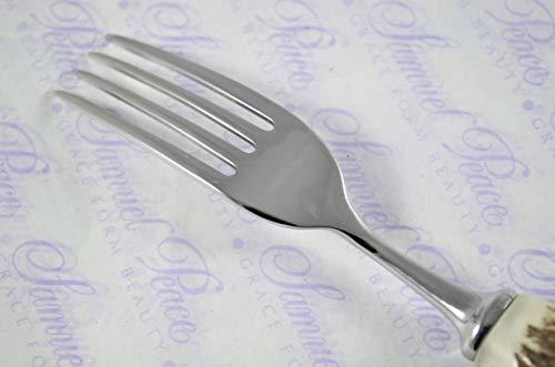 Sheffieldcutleryshop Six Genuine Stag Horn/Antler Handle Table Forks Boxed Made in Sheffield England