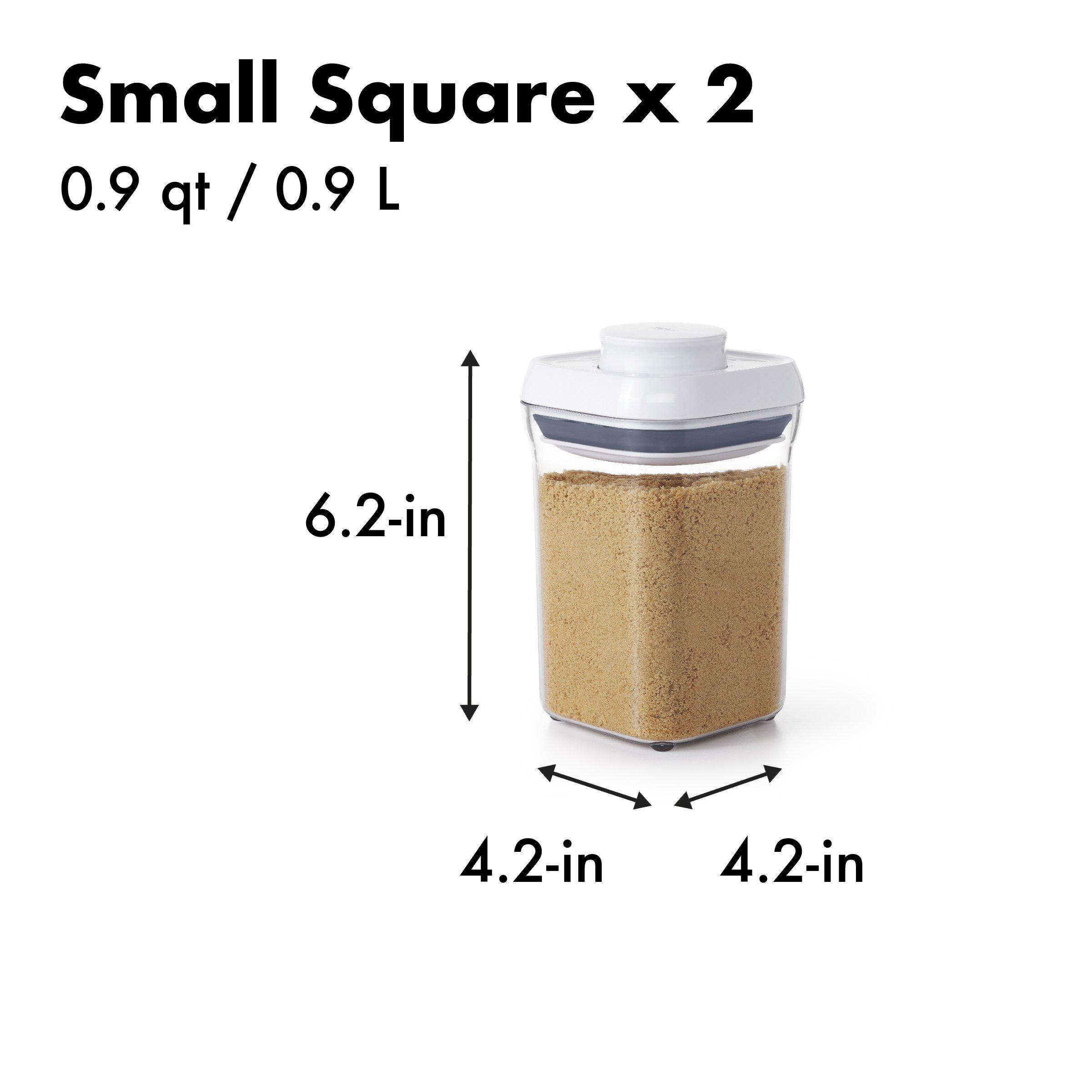 OXO OXO Good Grips 10-Piece Airtight Food Storage POP Container Value Set, Standard Packaging,White,10 Piece