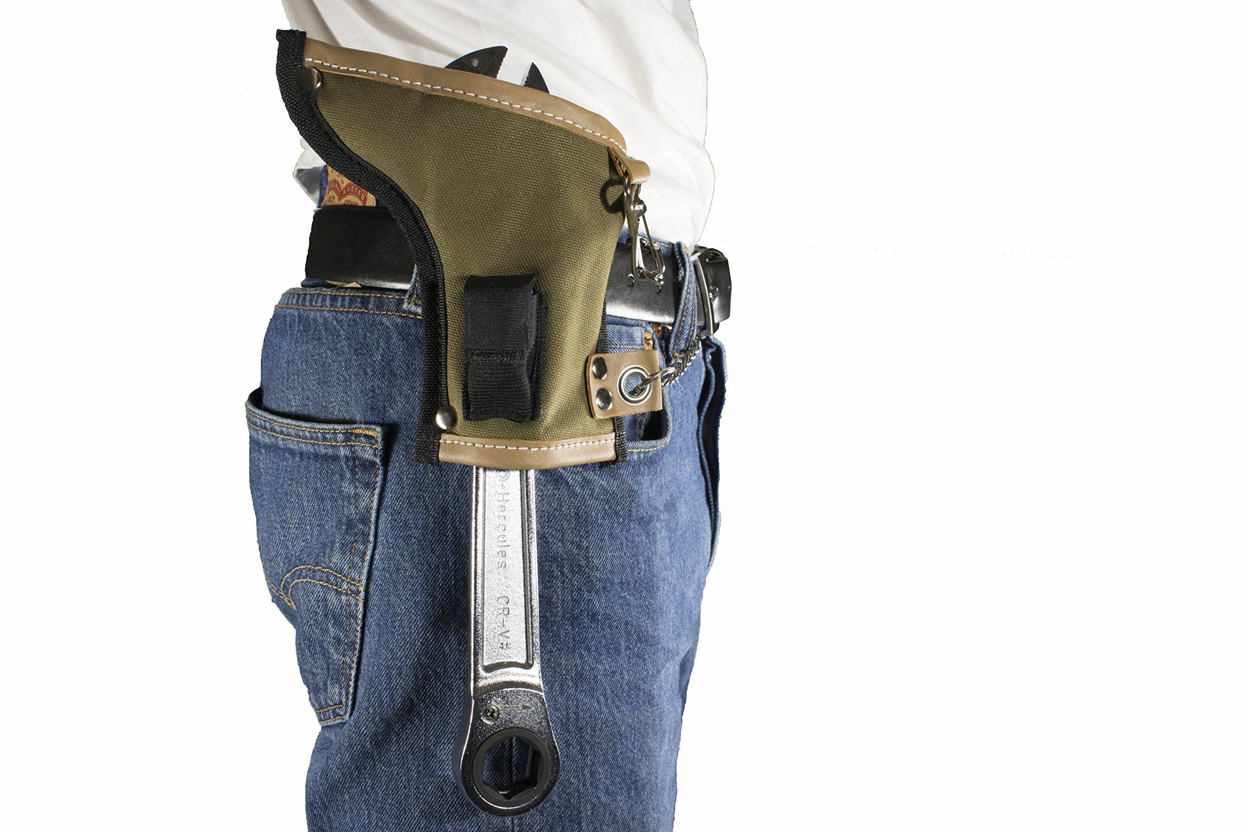 Proferred Proferred T10001 Mining Adjustable Wrench with Hammer, Chrome Finish, 12"