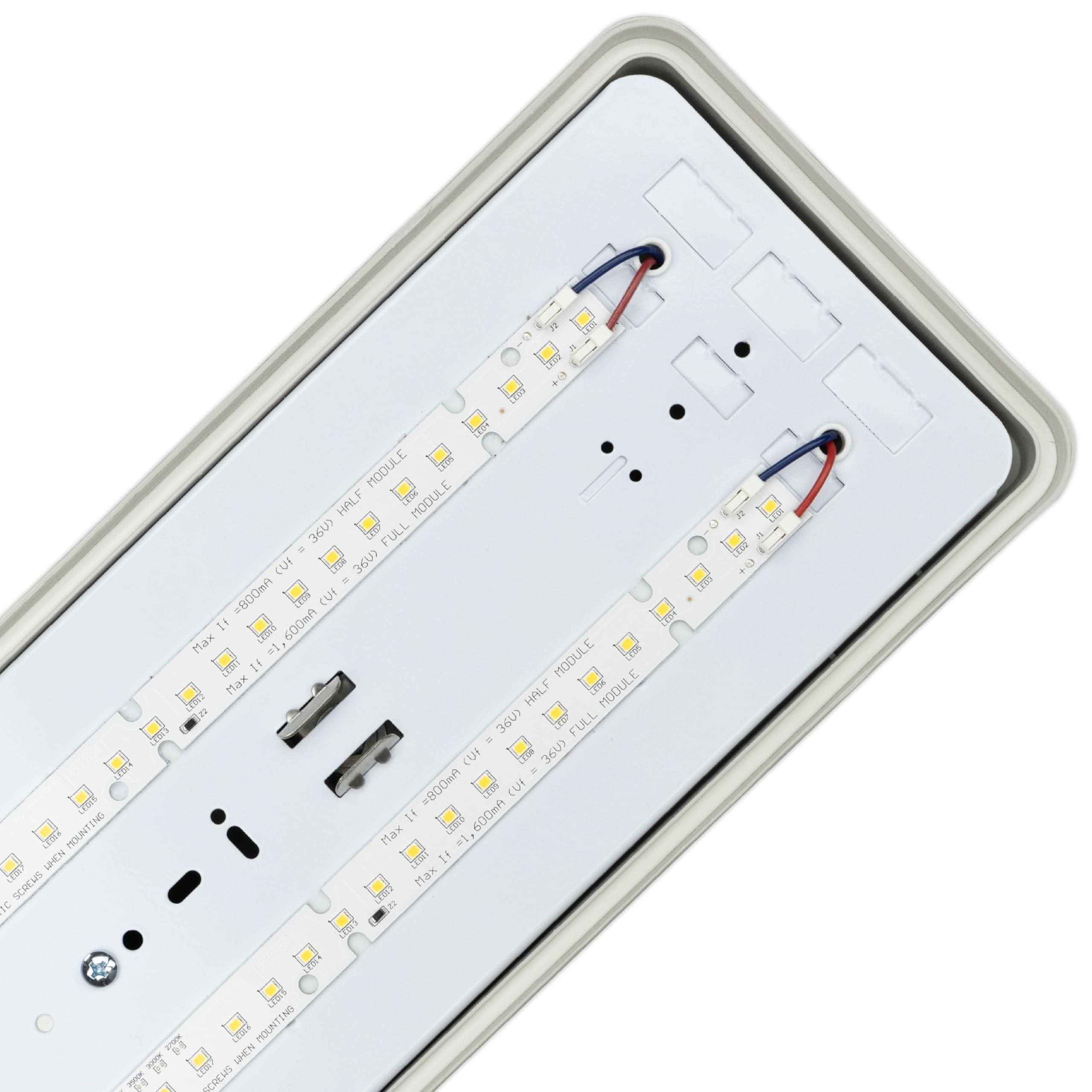 PrimeLights LED 4' ft. Vapor Tight Proof Walk in Freezer Cooler Light Fixture 48 Watt