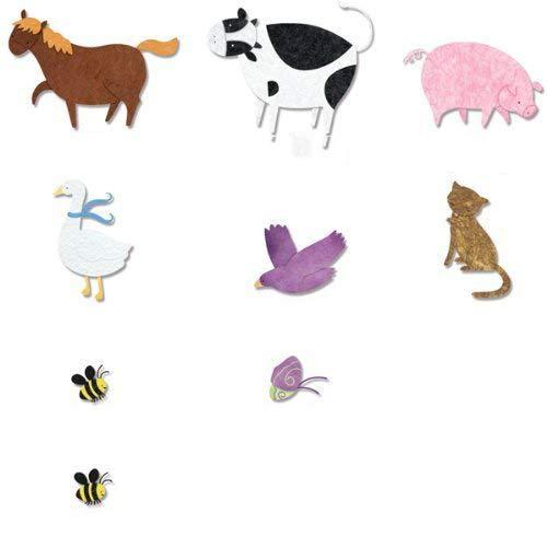 My Wonderful Walls My Wonderful Walls Farm Animals and Friends Wall Stickers – Repositionable & Removable Wall Decals from Farm Theme Wall Mural