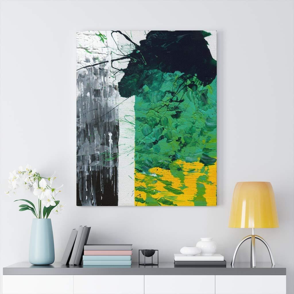 Zellerhaus Art Zellerhaus Abstract Wall Art, Gallery Wrap Canvas Print - Title: Day 001 - Ready to Hang, Bedroom Kitchen Interior Design
