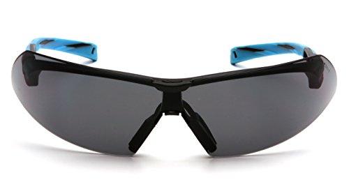Pyramex Safety Pyramex Onix Safety Eyewear, Clear Lens With Black/Blue Frame