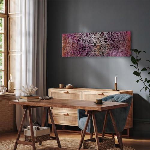 artgeist artgeist Canvas Wall Art Print Mandala 53x18 in - 1pcs Home Decor Framed Stretched Picture Photo Painting Artwork Image Orient Zen f-A-0594-b-b