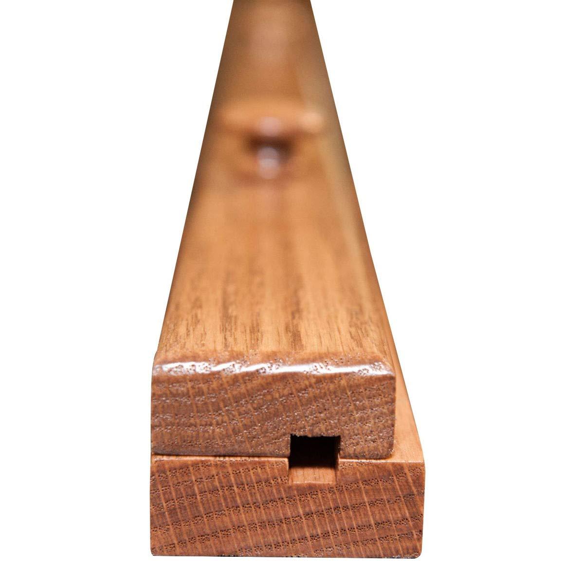 Hope Woodworking RRD Quilt Hanger for Wall for Display Amish Made Wooden Quilt Rack Wall Mount - Rustic Tapestry Hangers for Rugs, Tapestries & Quilts Quilt Wall Hangers (Oak Wood, Fruitwood Stain, 48 Long)