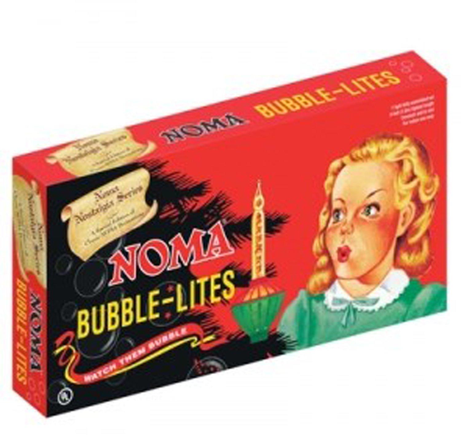 Noma Noma Bubble Lite Set of 7 Vintage Special Edition Christmas Lights Nostalgia