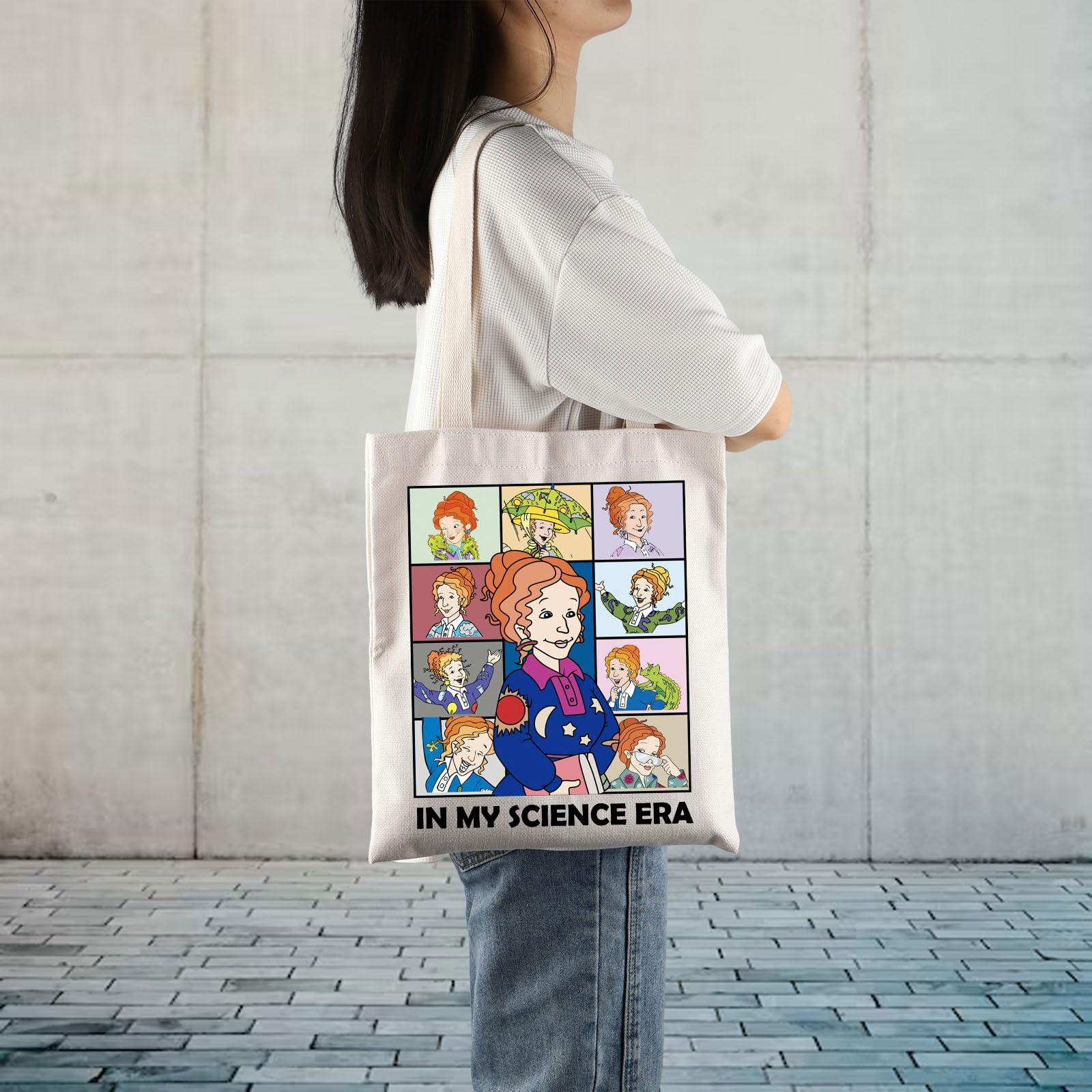 TIIMG In My Science Era Gift Magic Bus TV Show Inspired Gift Magic Enlightment Reader Gift Tote Bag (MY SCIENCE ERA)