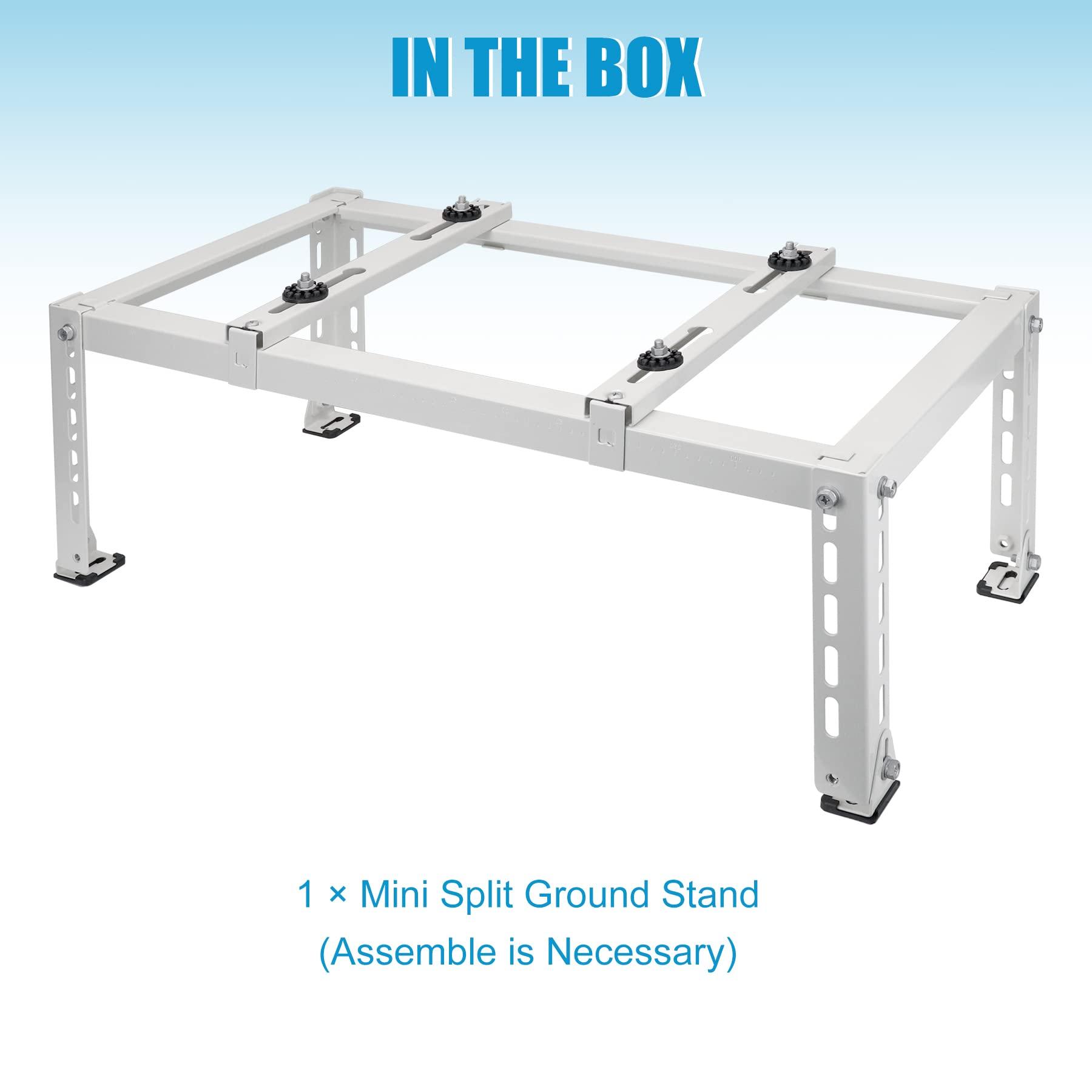 Air Jade Air Jade Mini Split Stand for 9,000-24,000 BTU Ductless Mini Split Air Conditioner Heat Pump, Heavy Duty Mini Split Ground Stand, 400 lbs