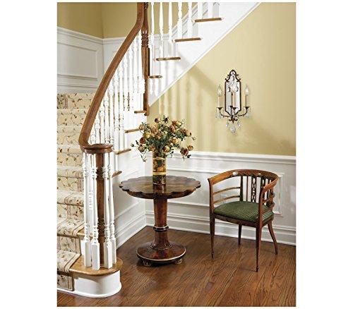 Feiss Feiss WB1216BRB Maison De Ville Crystal Wall Sconce Lighting, Bronze, 1-Light (5\"W x 14\"H) 100watts, Brushed Steel