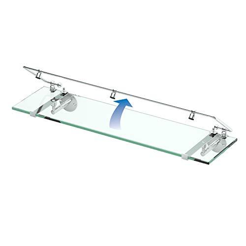 Gatco Gatco 1438C Glass Railing Shelf, Chrome