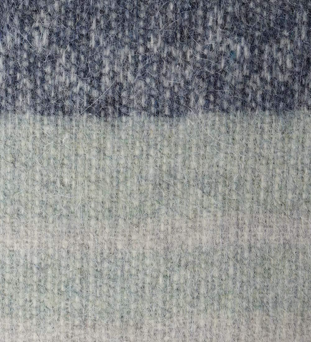 Alpaca Warehouse Alpaca Wool Blanket Throw Cherokee Design for Bed Couch Sofa Soft Warm Peruvian Alpaca Wool Blankets 72\" x 60\" (Combination 24 (Ivory/Gray/Blue))