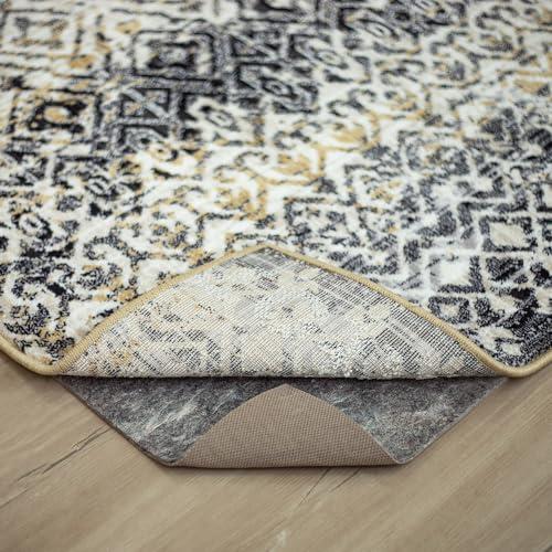 Mohawk Home Mohawk Home 7' 8" x 10' 4" Non Slip Rug Pad Gripper 1/4 Thick Dual Surface Felt + Rubber Gripper - Safe for All Floors