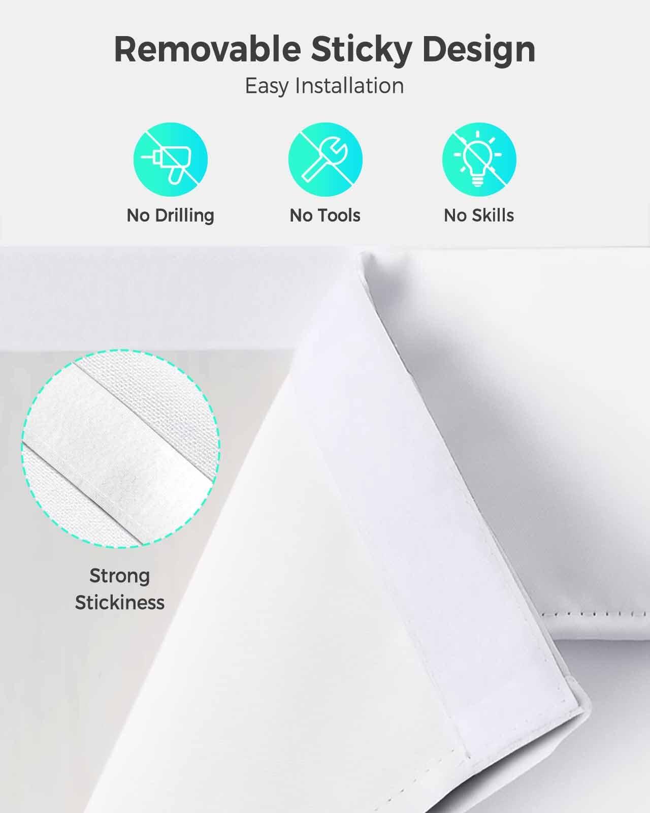 Rocking Giraffee Blackout French Door Curtains Modern Art Brown White Simple Striped Farmhouse Privacy Door Window Curtain Tie up Shade Sidelight Curtain for Patio Front Glass Door, 1 Panel, 26x42 Inch