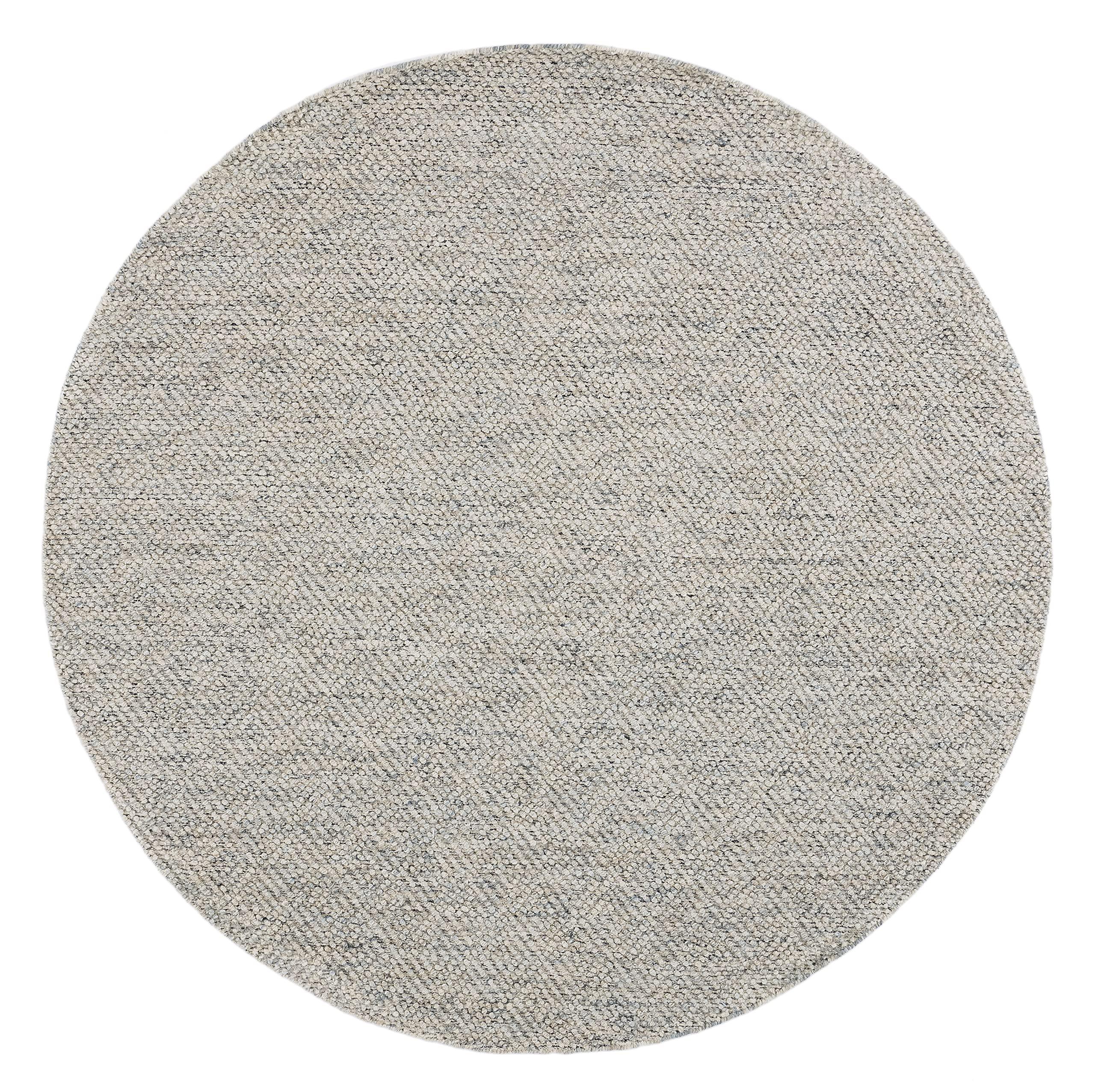 Safavieh SAFAVIEH Natura Collection Area Rug - 6' Round, Camel & Grey, Handmade Wool, Ideal for High Traffic Areas in Living Room, Bedroom (NAT503C)