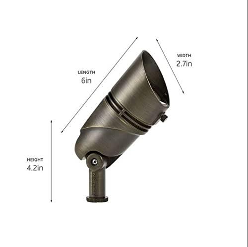 Kichler Kichler 16018BKT27 Transitional Accent from Landscape LED Collection in Black Finish, 6.00 inches