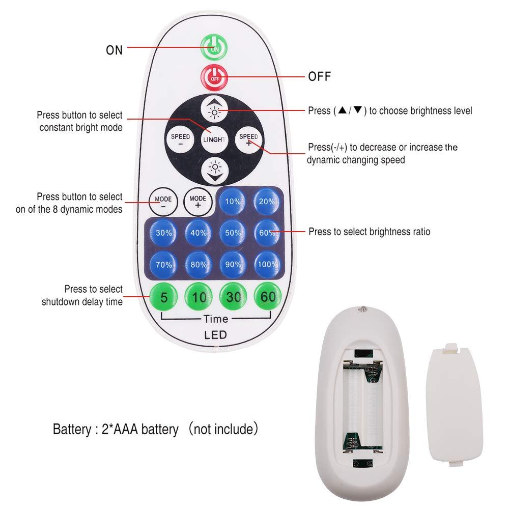XUNATA XUNATA LED Neon Light, Dimmable AC 110-120V Flexible LED Neon Strip Lights, 120 LEDs/M, 66ft/20m Waterproof 2835 SMD LED Rope Light + Remote Controller for Party Decoration(Yellow)