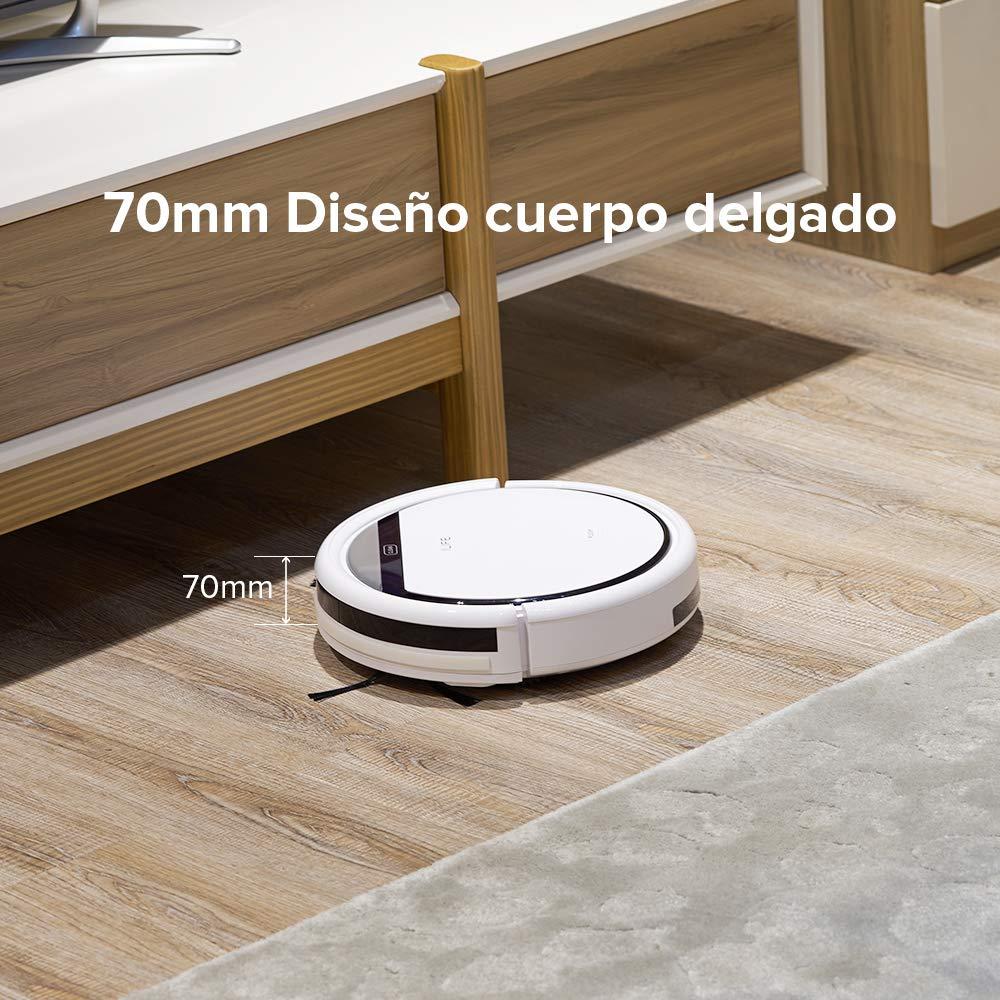 ILIFE ILIFE V3s Pro Robot Vacuum Cleaner, Tangle-free Suction , Slim, Automatic Self-Charging Robotic Vacuum Cleaner, Daily Schedule Cleaning, Ideal For Pet HairHard Floor and Low Pile Carpet,Pearl White