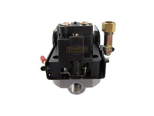 LEFOO Lefoo Quality Air Compressor Pressure Switch Control 95-125 PSI 4 Port w/Unloader LF10-4H-1-NPT1/4-95-125