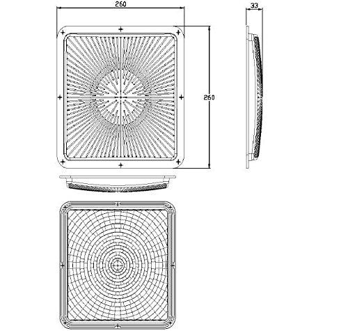 CYLED CYLED 65W LED Canopy Light Industrial Waterproof Explosion-proof Outdoor High Bay Balcony Car Park Lane Gas Station Ceiling Light Equivalent 250W HID/HPS 6500 Lm 6000K DLC qualified
